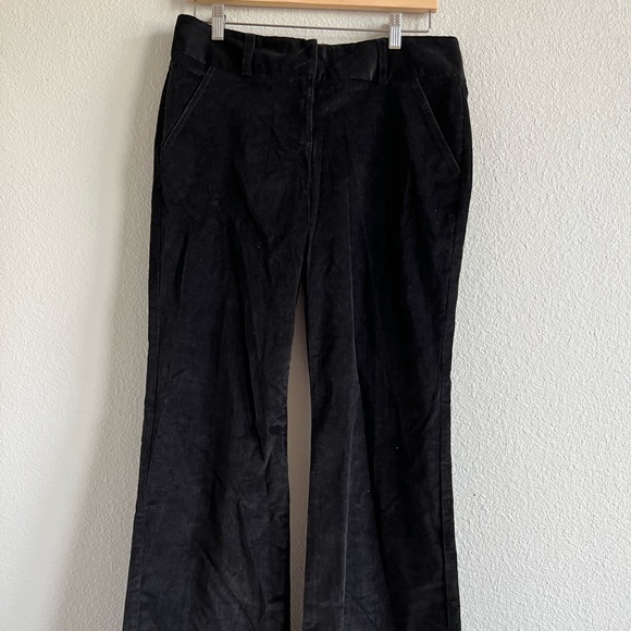 NWT The Limited Drew Fit Black Corduroy Flare Leg Pants - Size 8 - Picture 5 of 11